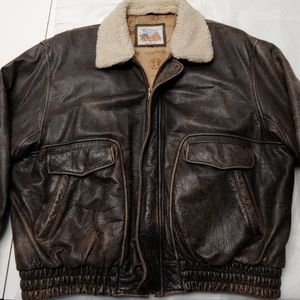 Gorgeous Vintage Boeing Leather Bomber Jacket!